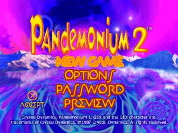 Pandemonium 2 (US) screen shot title